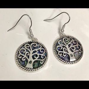 Life of tree vintage earrings